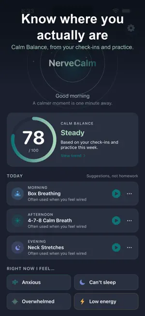 NerveCalm - Vagus Nerve screenshot 1