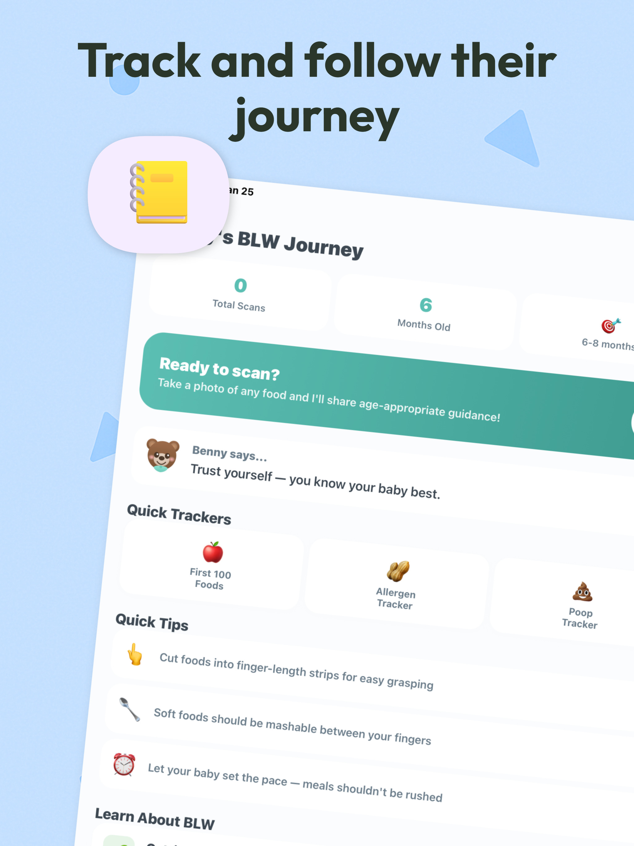 Benny Bites - Baby Food Guide screenshot 10