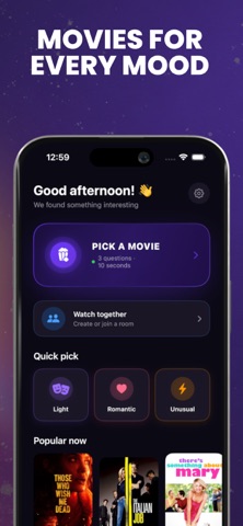 Movie Night: What To Watch iPhone screenshot