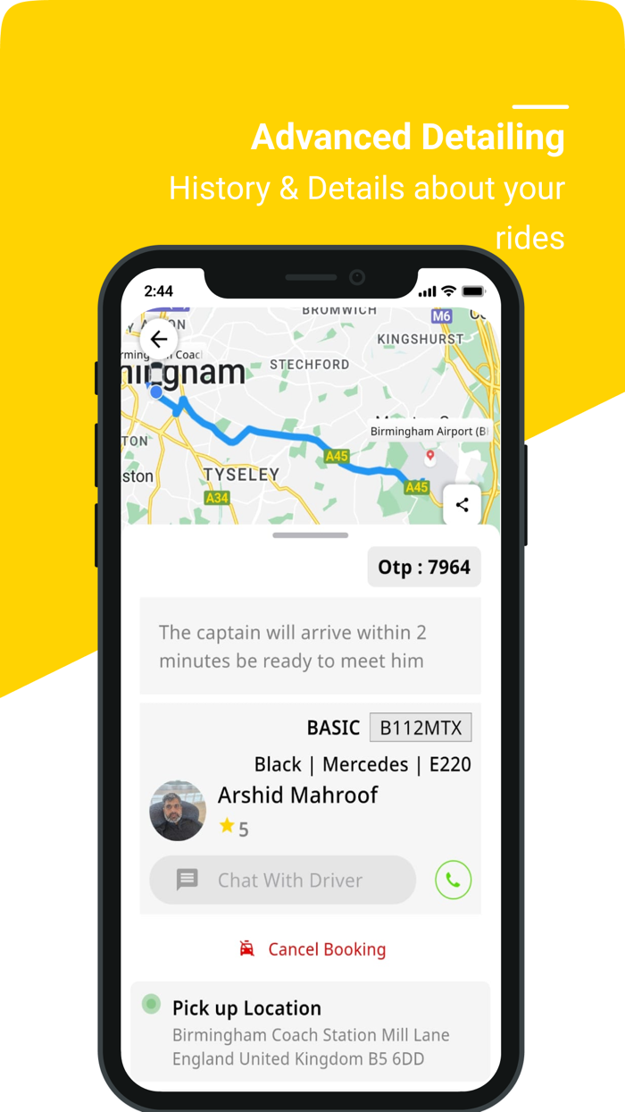 Birmingham Taxis Driver