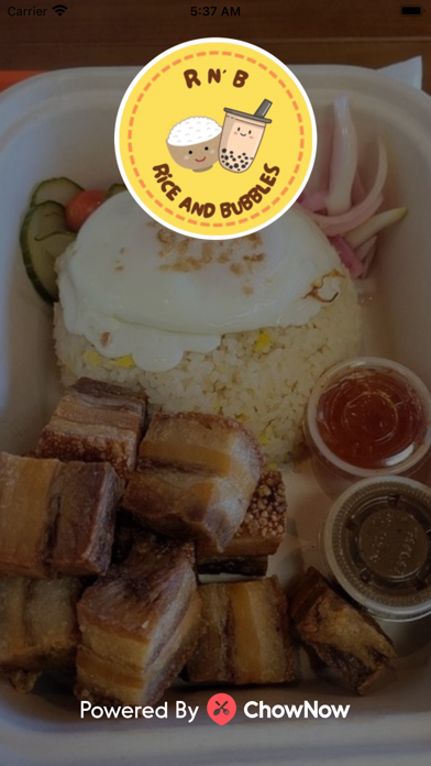 Rice N' Bubbles app screenshot