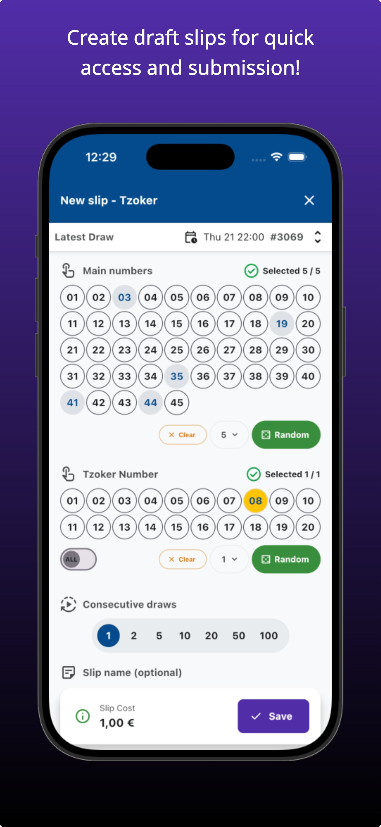 Greek Lotteries - Lucky Play screenshot 3