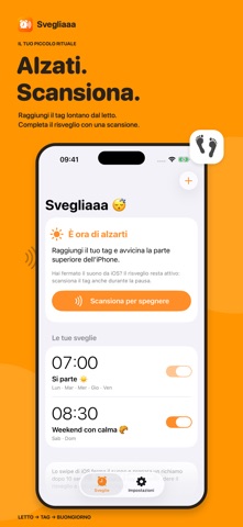Svegliaaa: sveglia NFC skärmbild 2