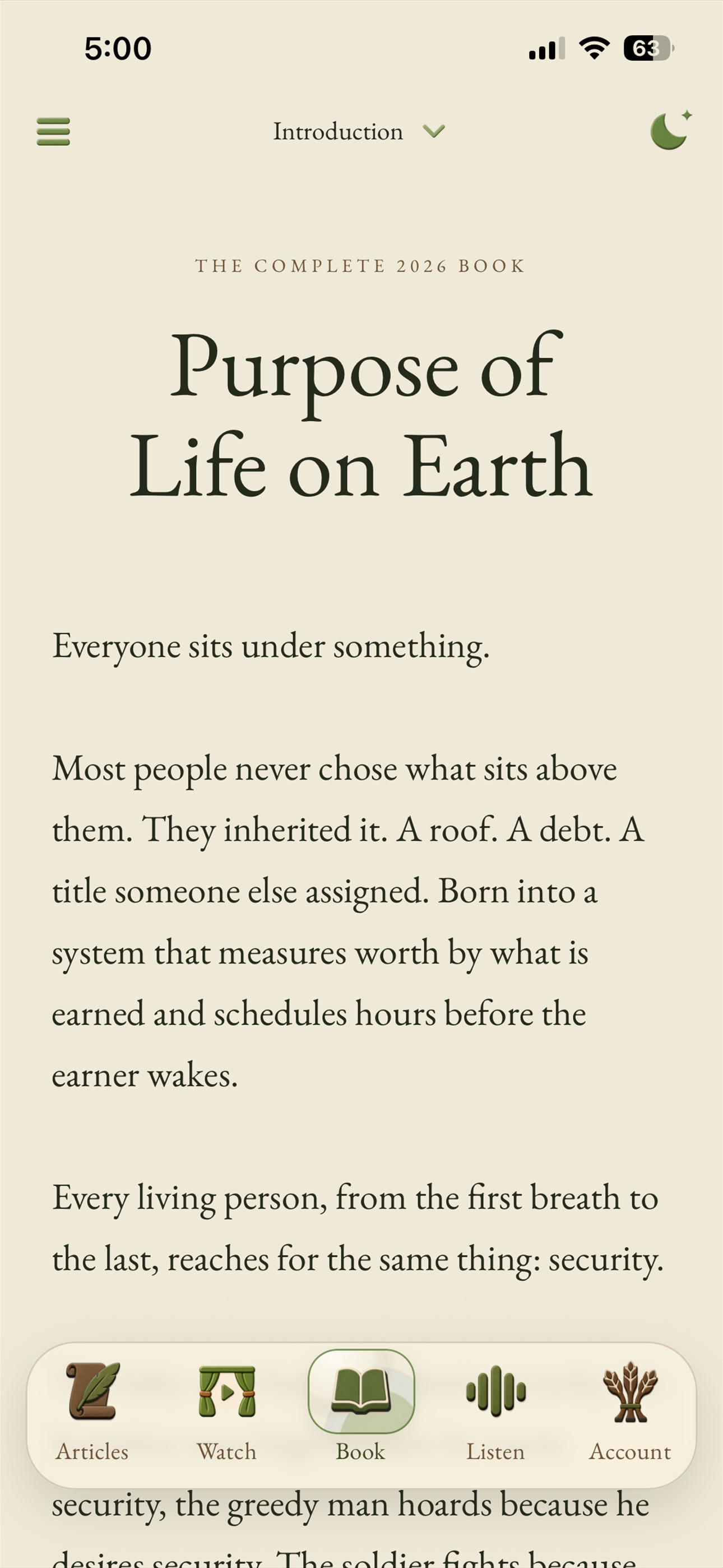 Screenshot 2 of Purpose of Life on Earth