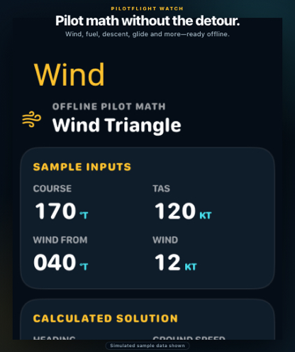 PilotFlight Watch screenshot 20