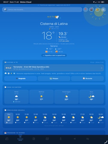 Meteo Cloud - Previsioni Meteo iPad screenshot 1