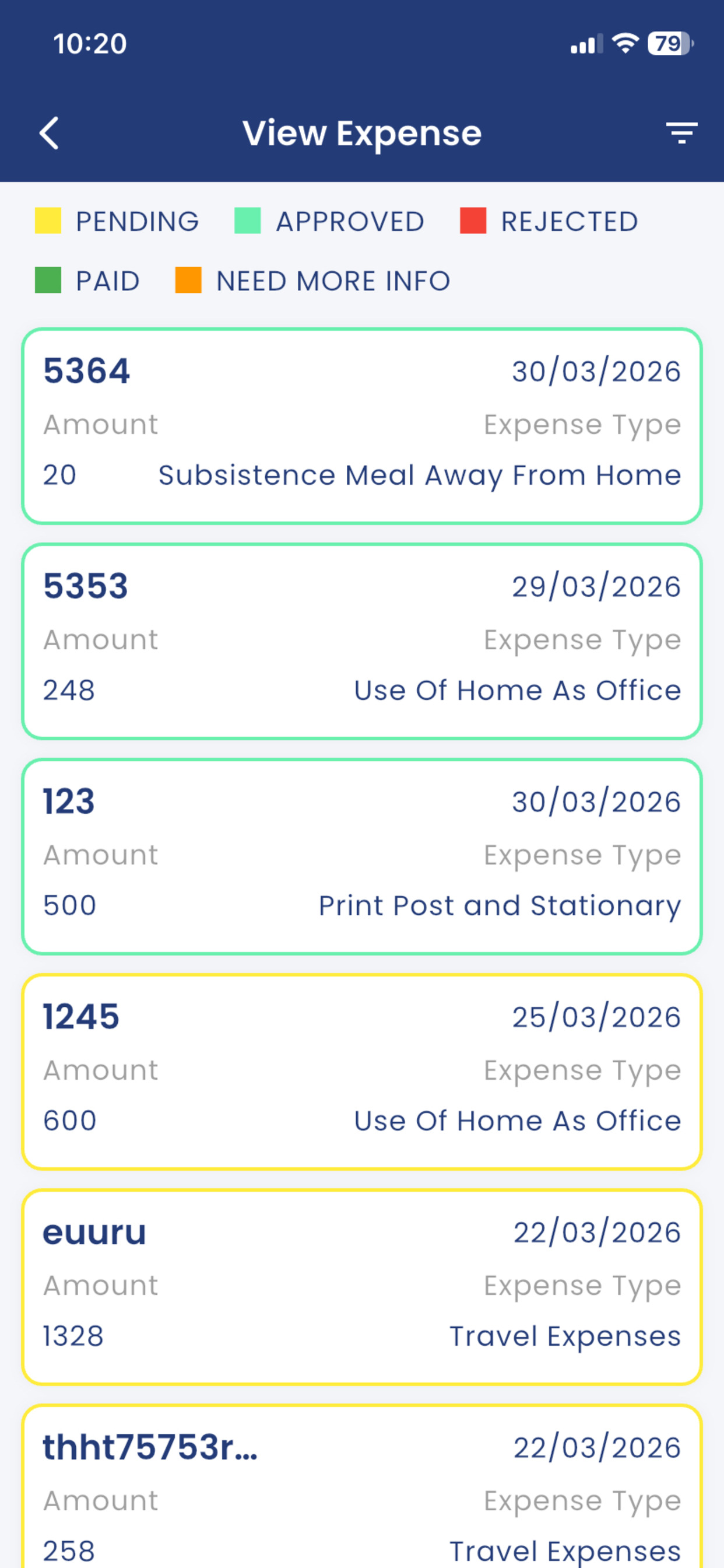Ficode Expense App screenshot 5