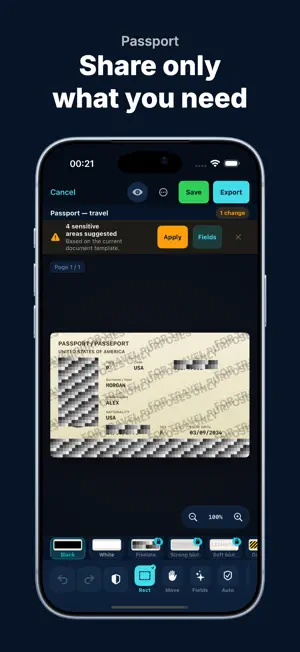 MaskID: Protects files and IDs screenshot 2