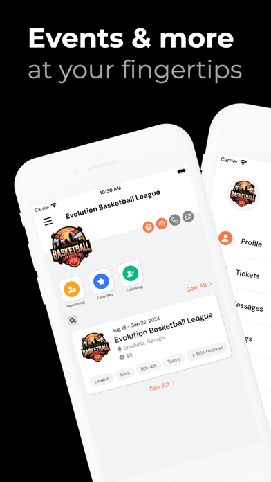 Evolution Basketball League Screenshot