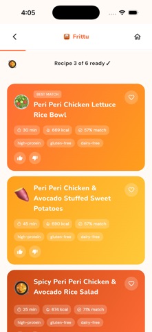 Frittu: All-in-One Recipe App screenshot