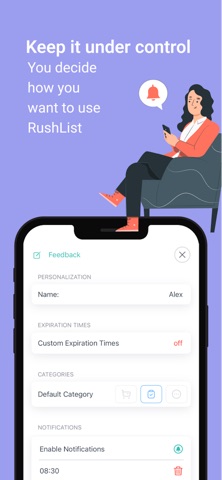 RushList Task Manager Planner Screenshot 5 of 5