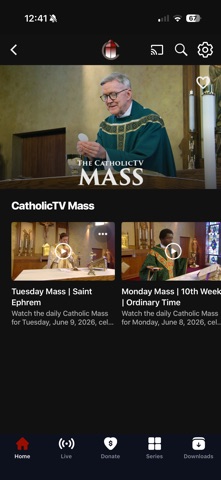 CatholicTV: Mass & Rosary Screenshot 6 of 8