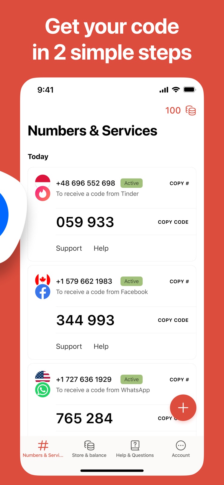 SMS Virtual: Temp Phone Number iphone screenshot 2
