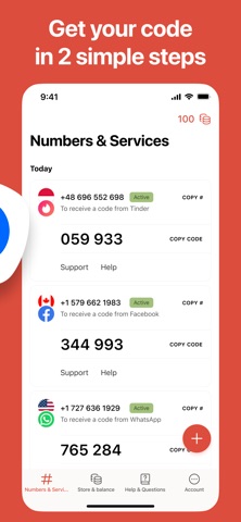 SMS Virtual: Temp Phone Number Screenshot 2 of 4