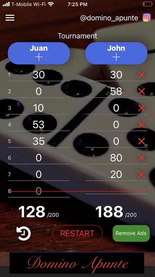 #1. Domino Apunte (iOS) By: DMICANO LLC