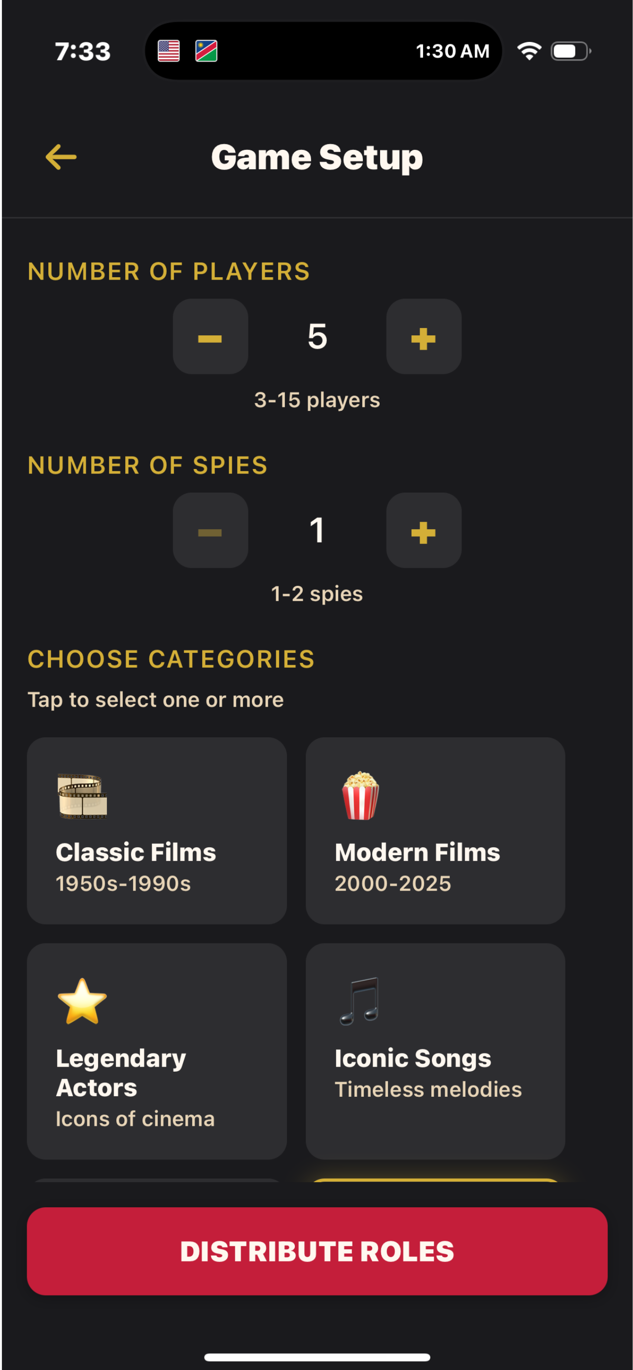 Desi Spy: Bollywood Party Game