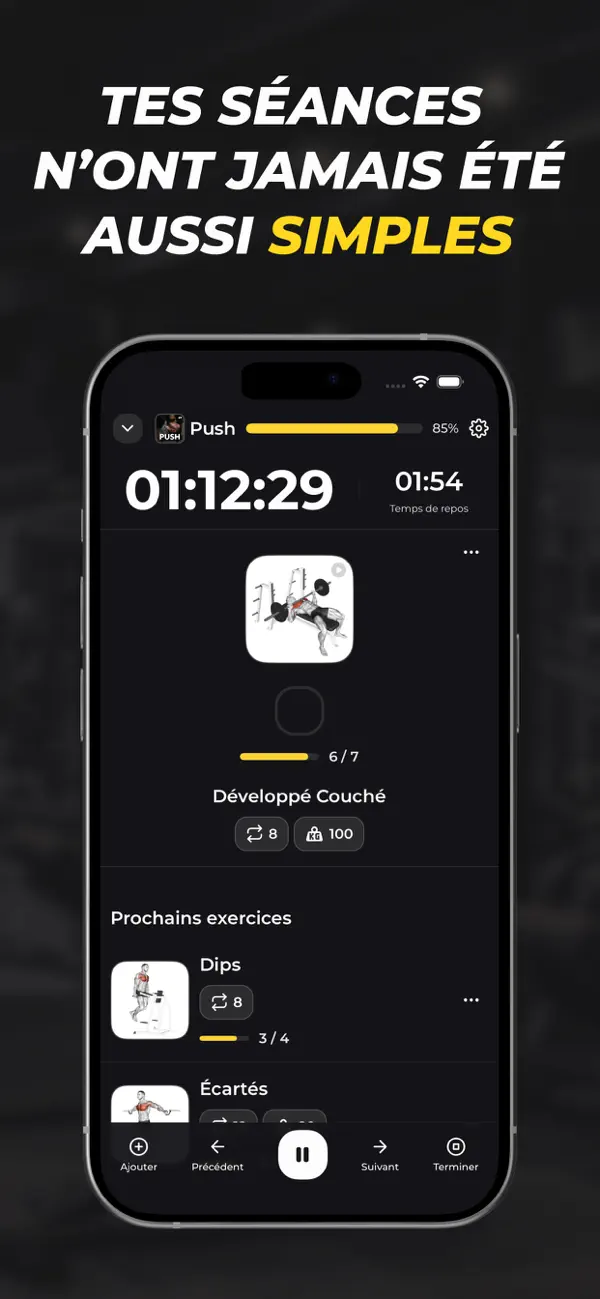 Screenshot #2 pour Blaukke: Fitness & Musculation
