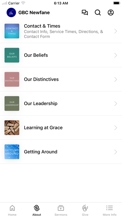 Screenshot #2 pour Grace Bible Church, Newfane
