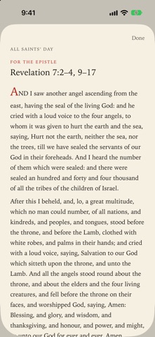 Anglican Church Calendar screenshot 4