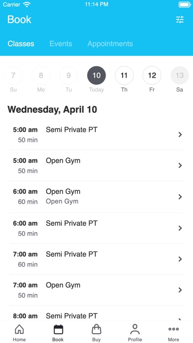Liven Up Fitness Screenshot