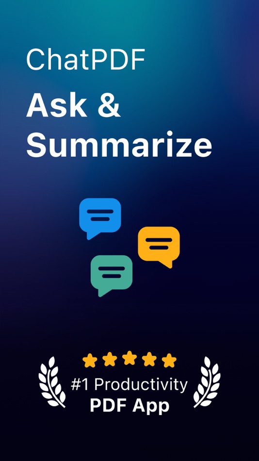 #1. ChatPDF: Summarize & Ask PDF (iOS) От: Tiny Leo Co., Ltd