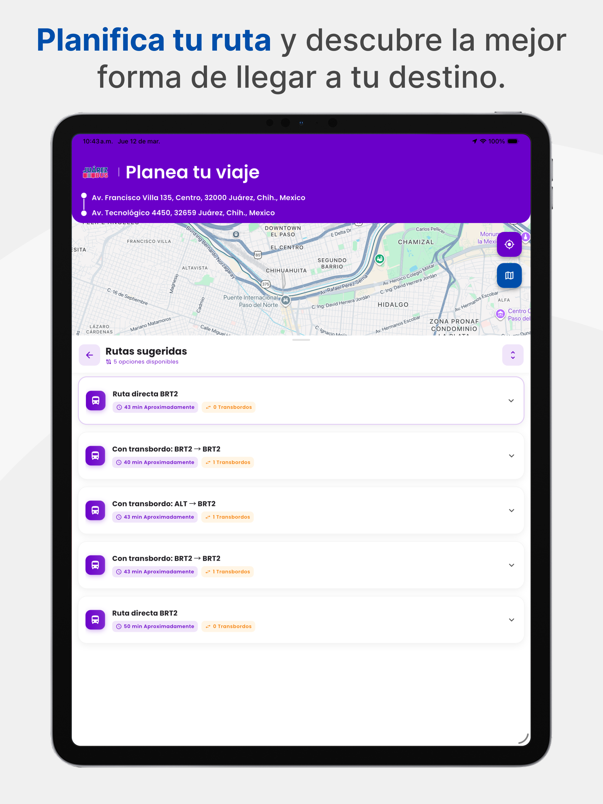 JuárezBus screenshot 11