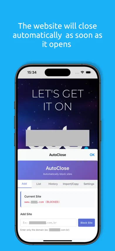 AutoClose - Website Blocker screenshot 2
