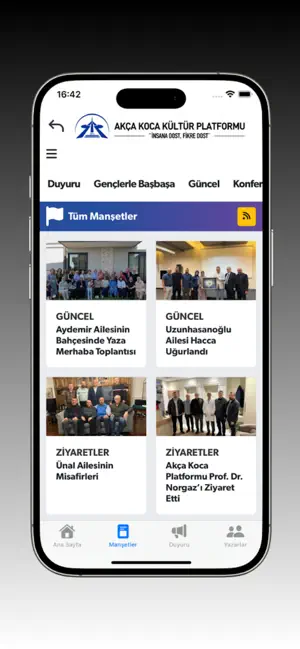 Akça Koca Kültür Platformu iPhone screenshot 2