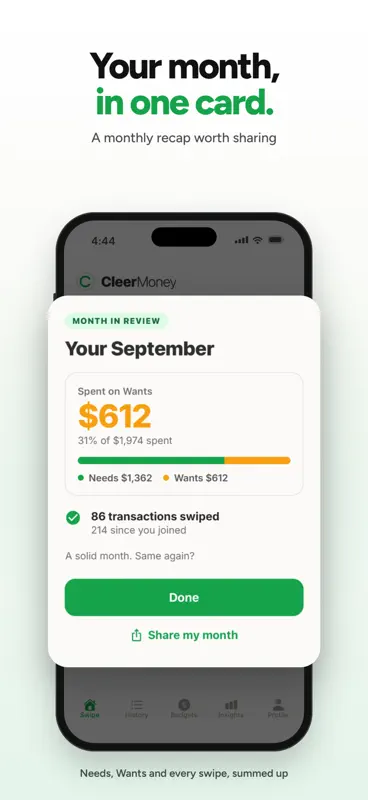 Cleer Money: Budget & Spending screenshot 8 of 8