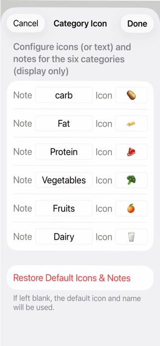 CFP Tracker - Calorie & Macro Screenshot 5 of 6