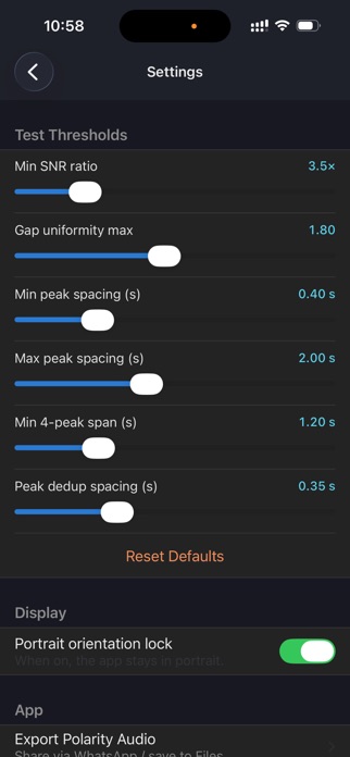 Polarity pulses Screenshot 5 of 5