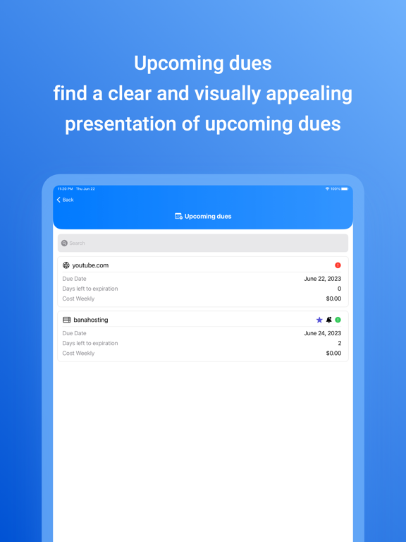HostTracker: Domain & Hosting iPad screenshot 7 - Productivity app