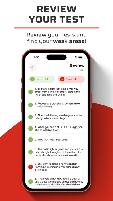 California DMV Test 2025 Screenshot