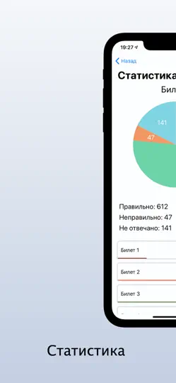 Скриншот ПДД: Билеты 2025 года на iPhone 4