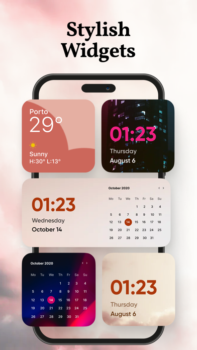 aesthetic kit: widgets, themes Screenshot