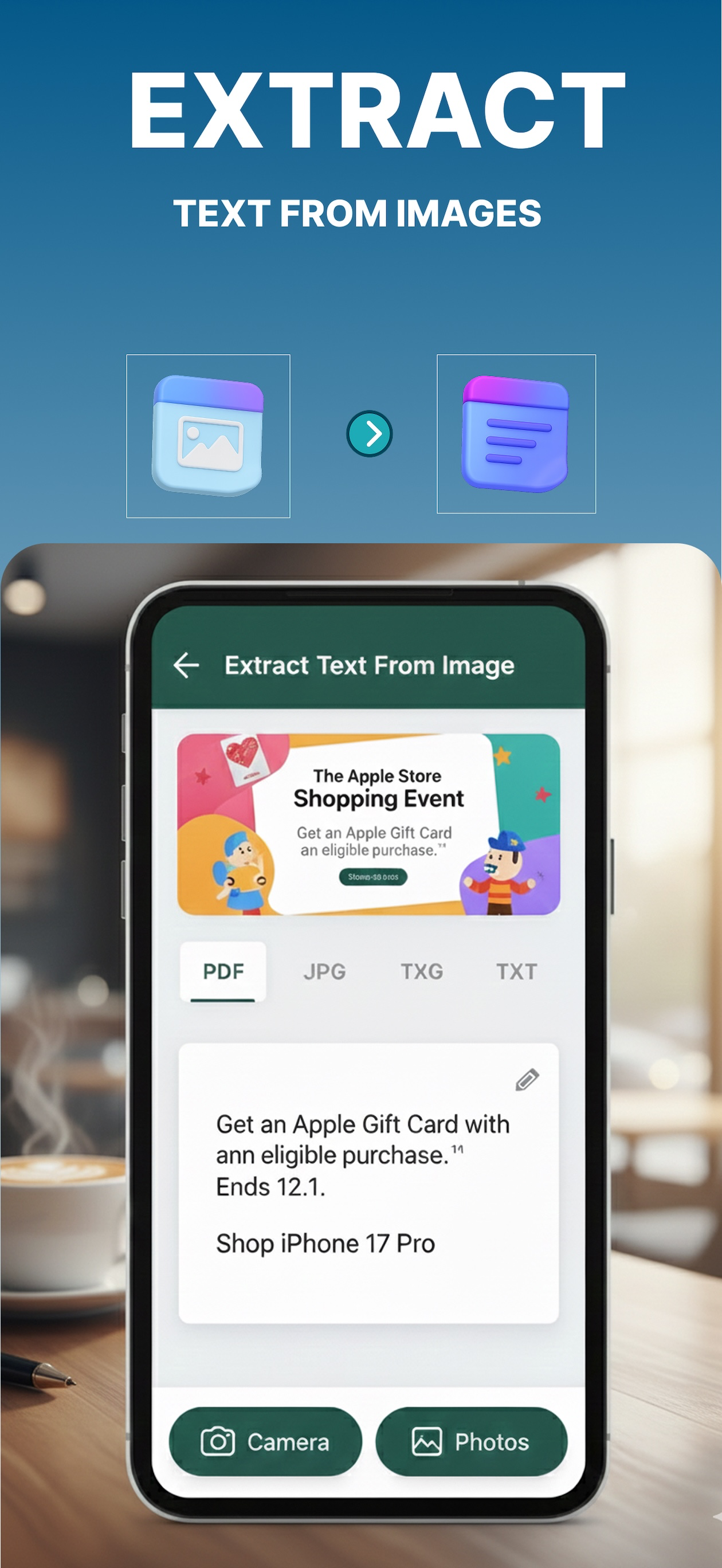 PDF Scanner – JPG to PDF OCR