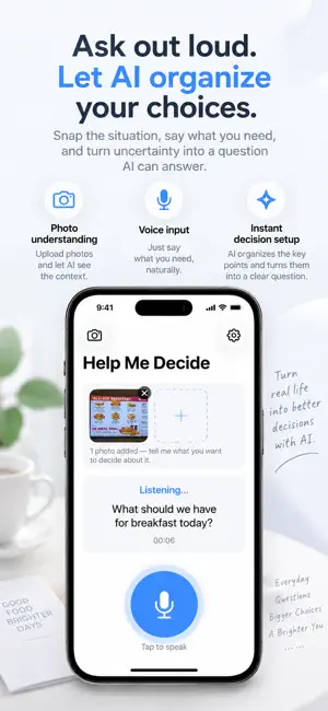 WDYT: Decide by Voice screenshot 1