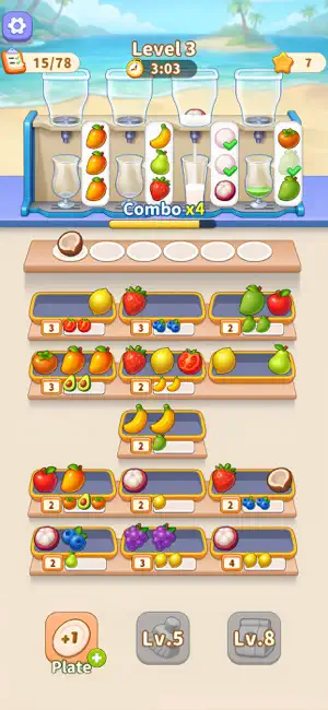 Juice Order-Sorting Master 3D screenshot 2