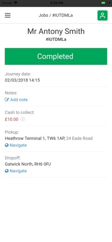 Express Transfer: Driver App Screenshot 7 of 9
