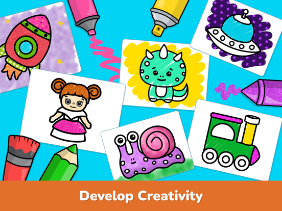 Baby Coloring Book: Kids Games iPad screenshot 5 - Education app