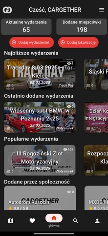 CARGETHER - Motoryzacyjna mapa screenshot