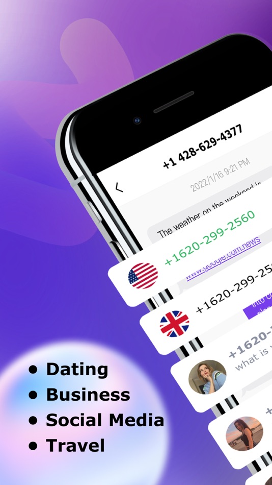 #1. Text Number-Phone Text Message (iOS) By: 兰 陈