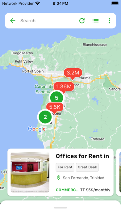 Trinidad Real Estate App Screenshot