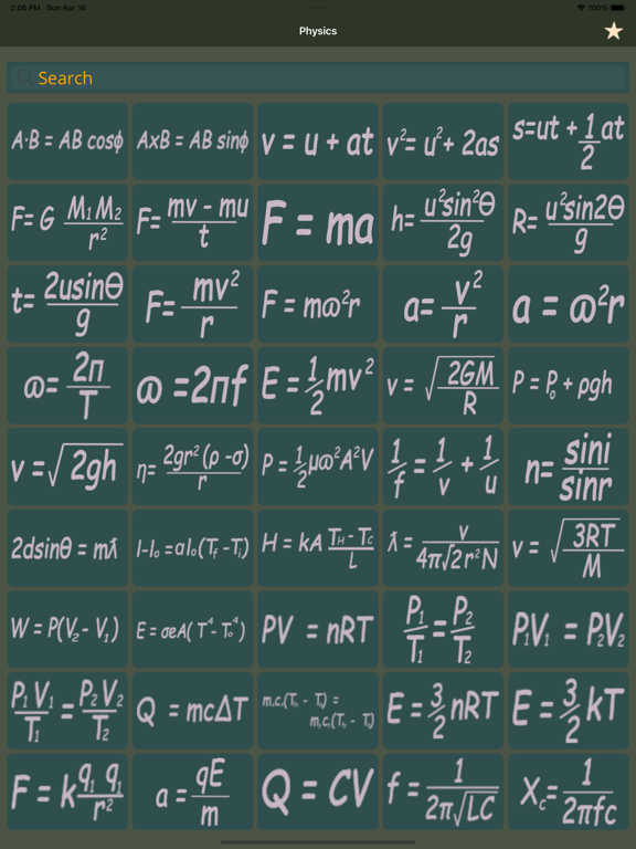 Screenshot #4 pour calculateur de physique