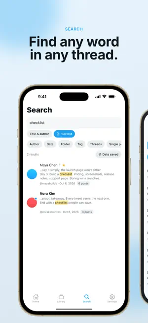 XRead: Save Tweets & Threads screenshot 4