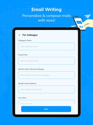 Email Generator: Email Writer iPad screenshot