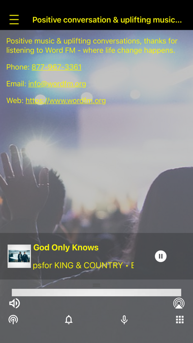 WordFM Screenshot