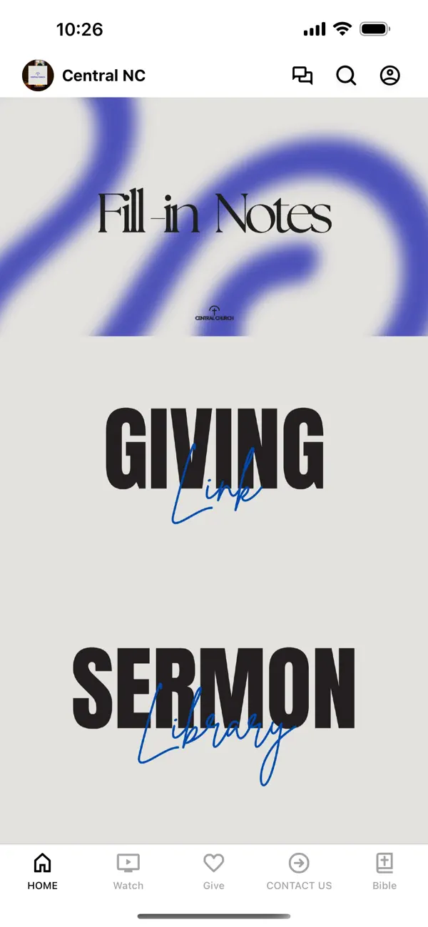 Screenshot #1 pour Central Church Wendell