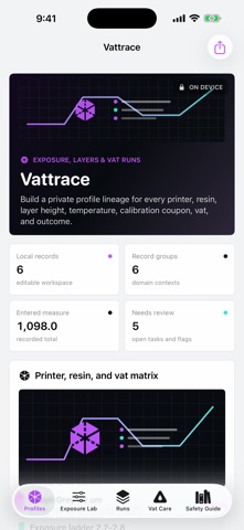 Vattrace: Resin Print Lab screenshot