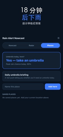 Rain Alert Nowcast screenshot
